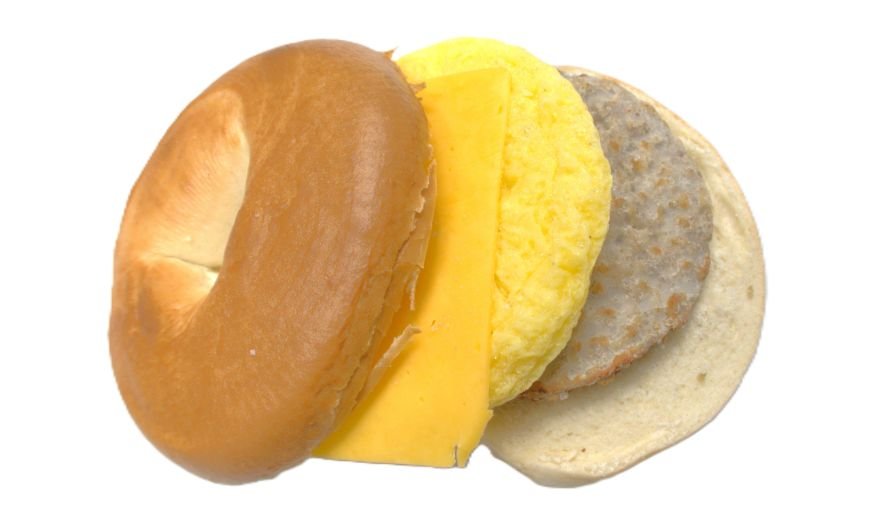 Avc Gourmet Sausage,Egg and cheese bagel