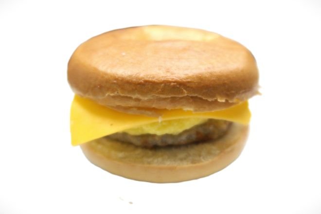 Avc Gourmet Sausage,Egg and cheese bagel