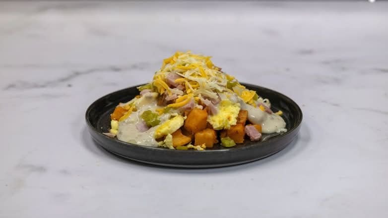 Avc Gourmet Ham Breakfast Bowl with Sausage Gravy and Cheddar