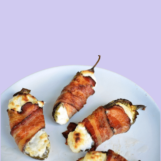 Bacon Wrapped Jalapeño Poppers