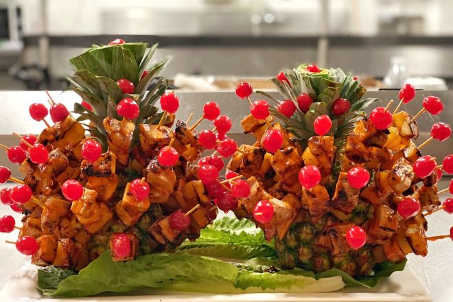 Pineapple Chicken Brochette