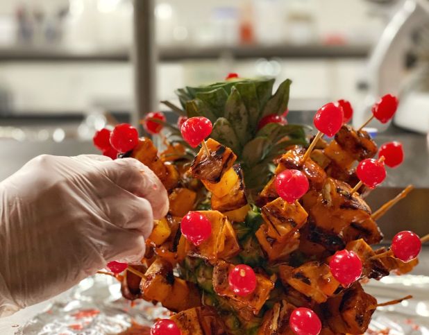 Pineapple Chicken Brochette