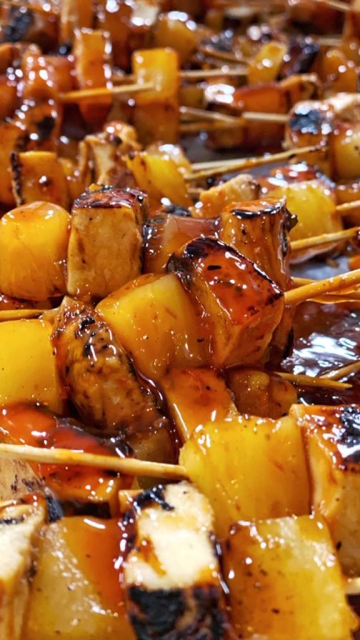 Pineapple Chicken Brochette