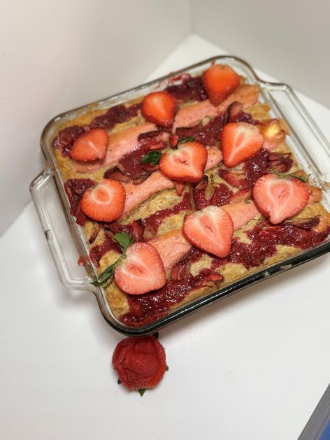 Strawberry Cheesecake French Toast Casserole