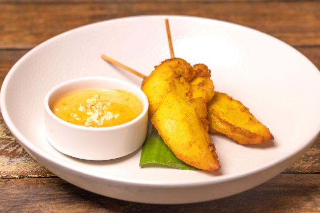 Chicken satay skewers
