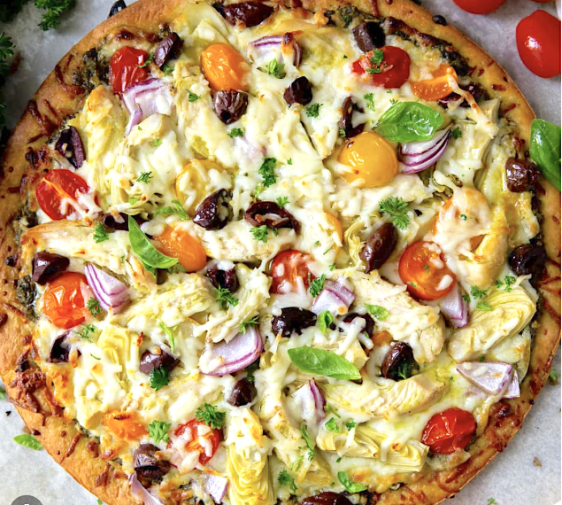 Chicken Pesto Pizza