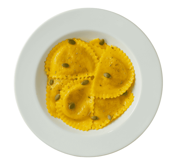 Pumpkin Ravioli - Creamy Pumpkin
