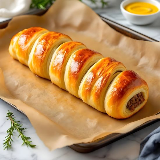 Sausage Roll  w' chips