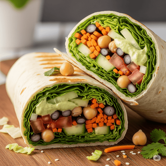 Vegan & Salad Wrap