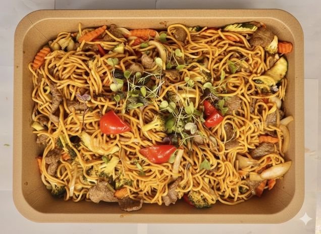 Mongolian hokkien noodle (TRAY)