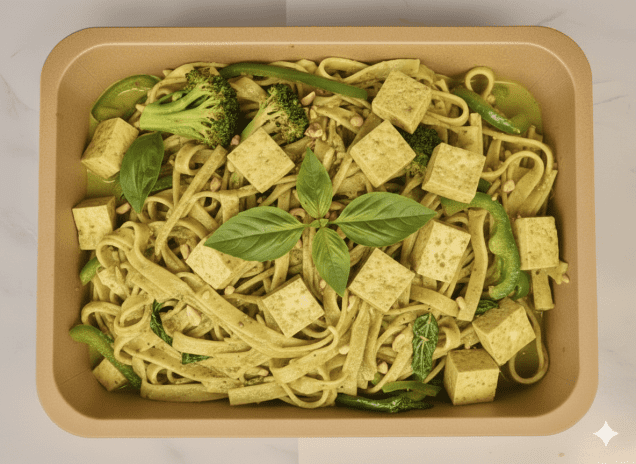 Vegan green noodle (Tray)