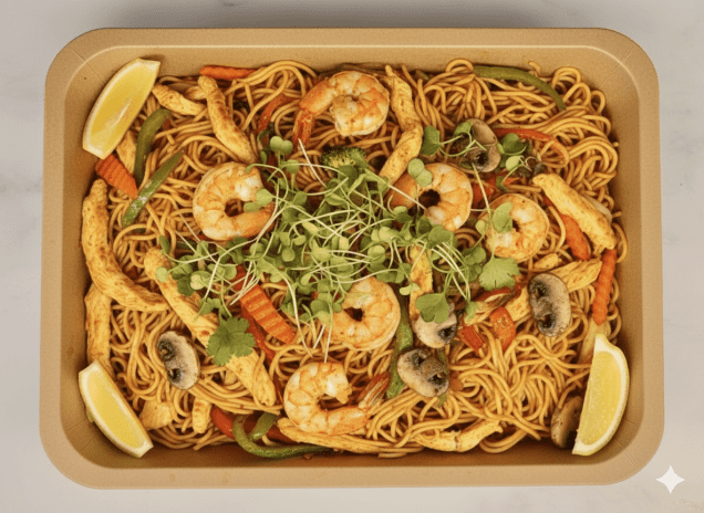 Singapore noodles (Tray)