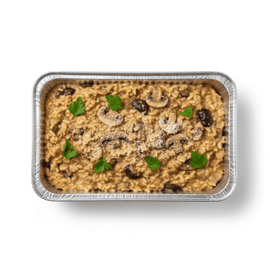 Mixed Mushroom Risotto ( Vegan& Gf ) - Tray 