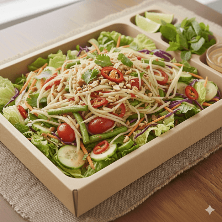 Thai Papaya Salad Tray