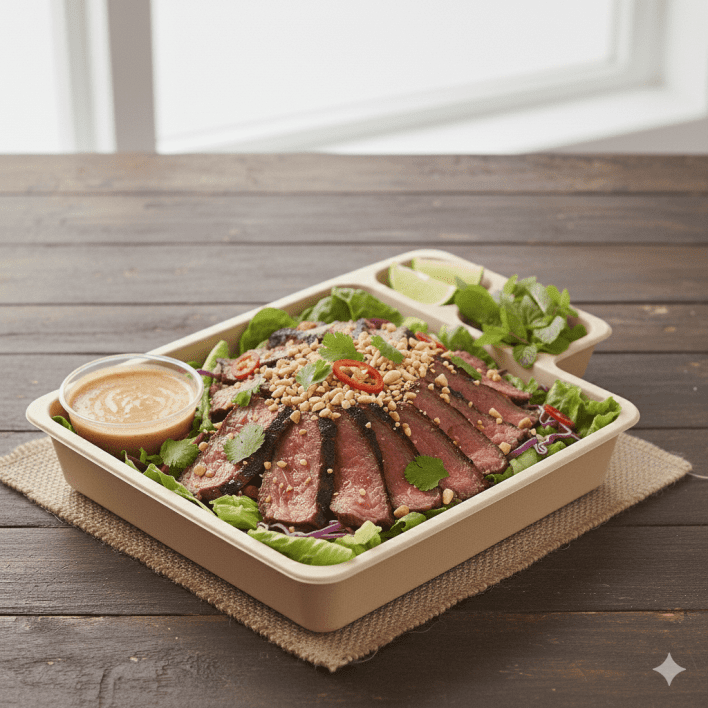 Warm Thai beef Salad