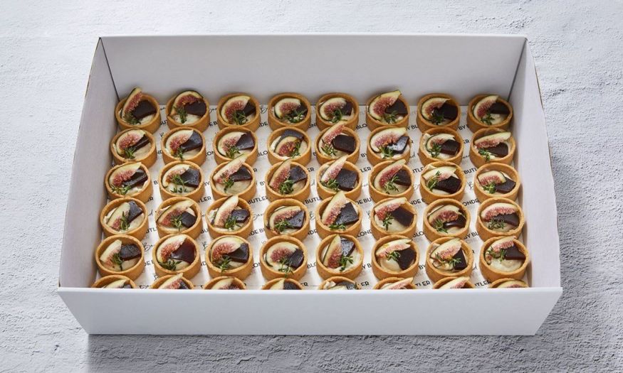 Fig, quince & gorgonzola tarts
