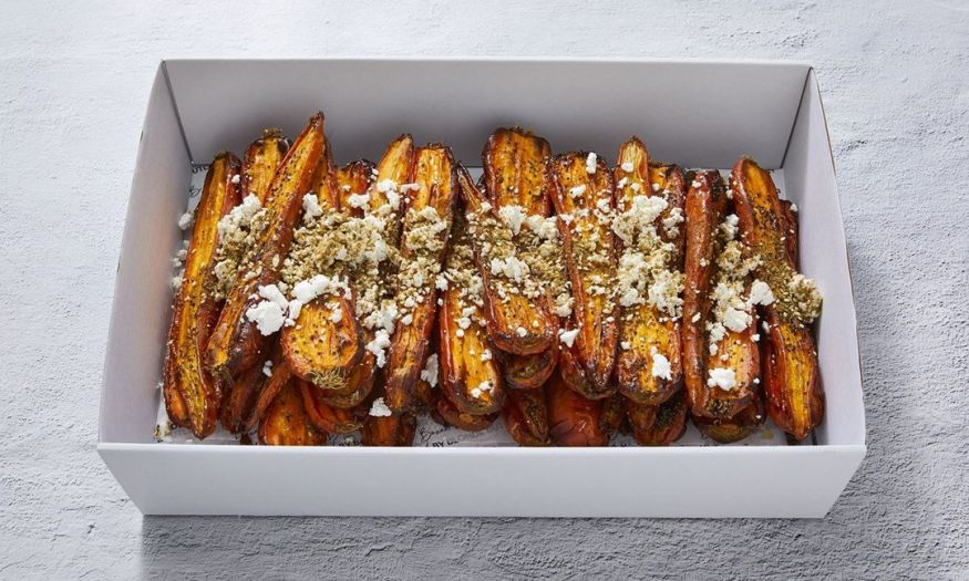 Honey Roast Carrots with Dukkah & Feta