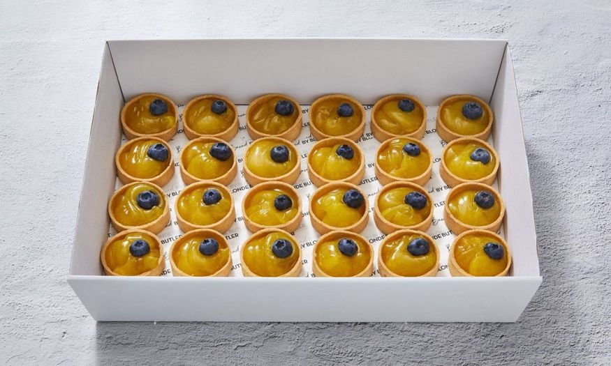 Lemon Curd Tarts with Fresh Blueberries