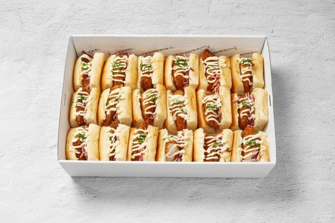 Petite Chicken Schnitzel Rolls