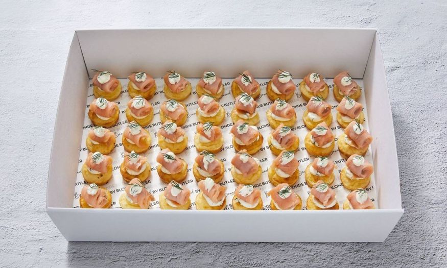 Smoked Salmon Blini with Dill & Cream Cheese