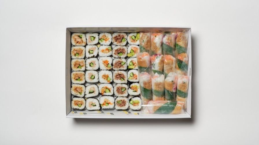 Sushi & Rice Paper Roll Combo Box - 58pc
