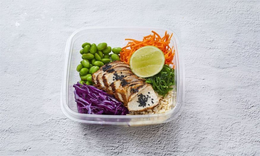 Teriyaki Chicken Poke Bowl