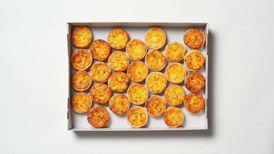 Warm GF Pumpkin & Feta Quiche