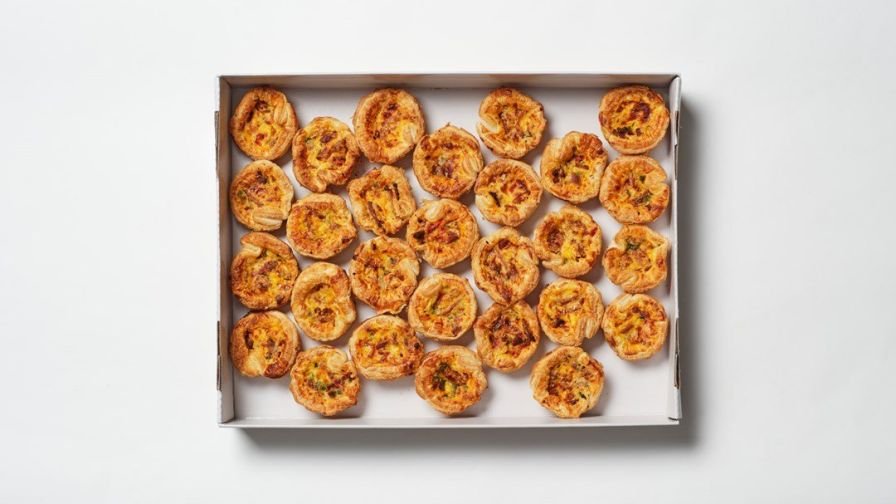 Warm Spinach & Chorizo Tarts - 28 pieces