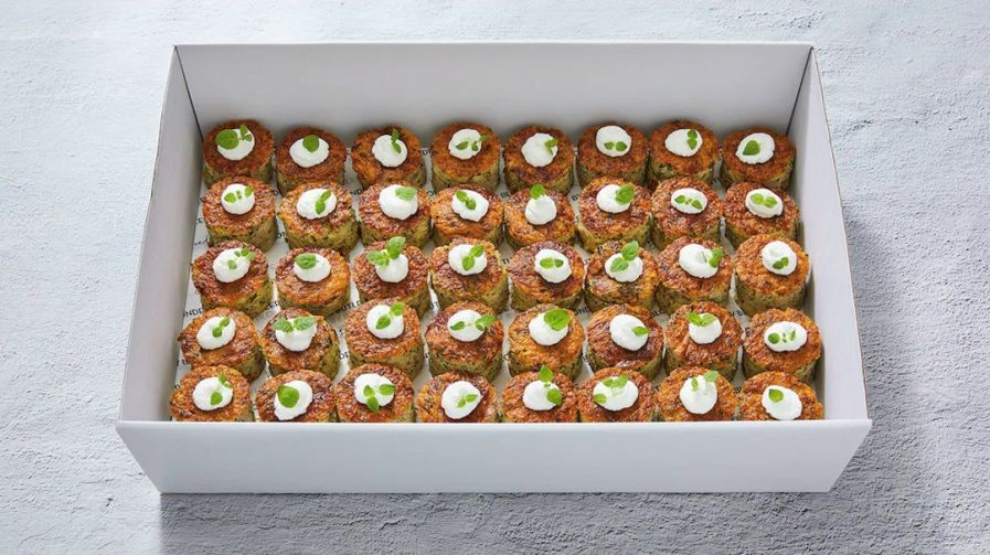 Zucchini Frittata with Whipped Goats Cheese