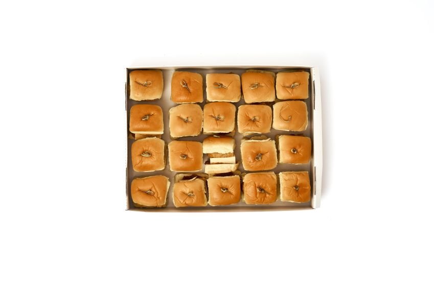 Warm Hash Brown & Egg Sliders - 20 pieces