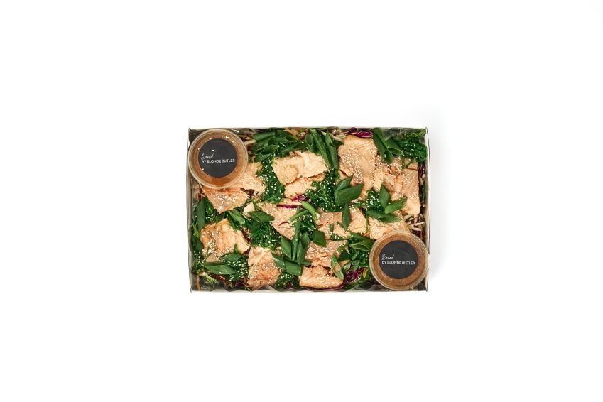 Poached Salmon Salad