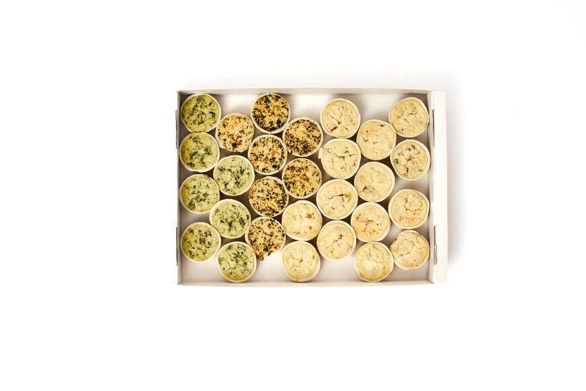 Warm Mixed Quiche - 28 pieces