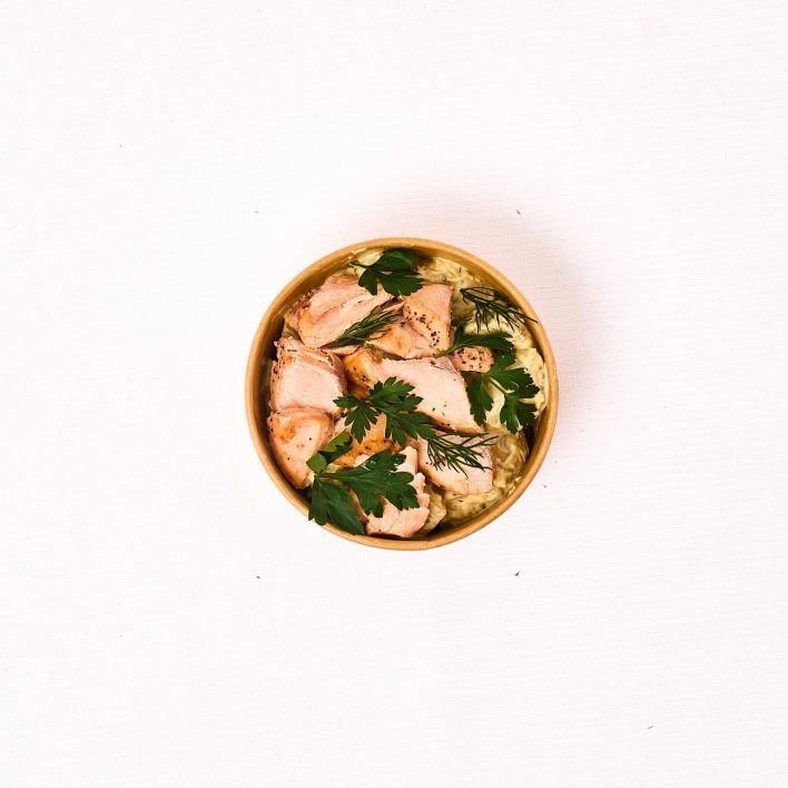 Roasted Salmon & Potato Salad Bowl