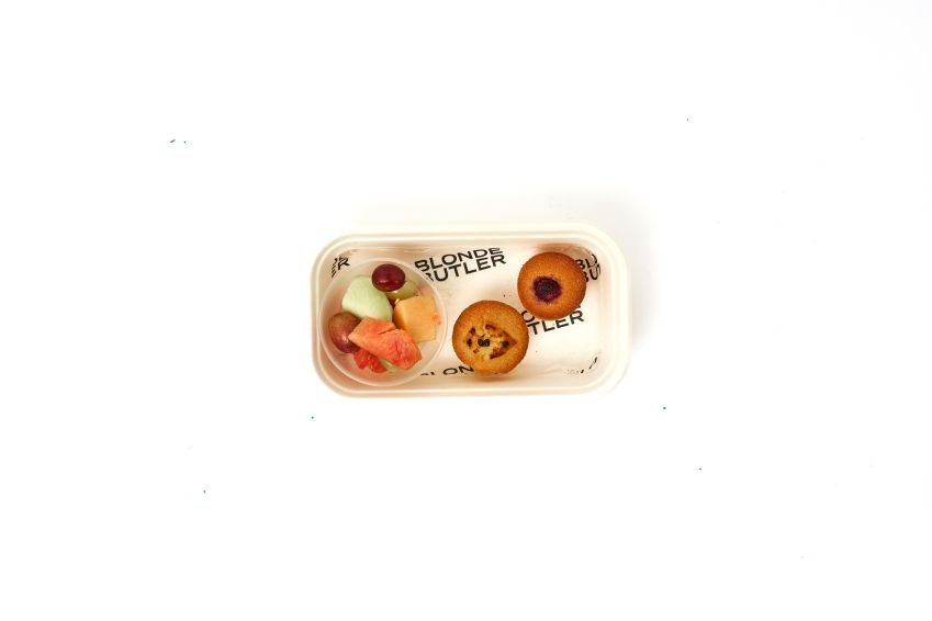 Friands & Fruit Cup