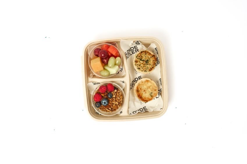 Yoghurt Cup, Quiches & Fruit Cup