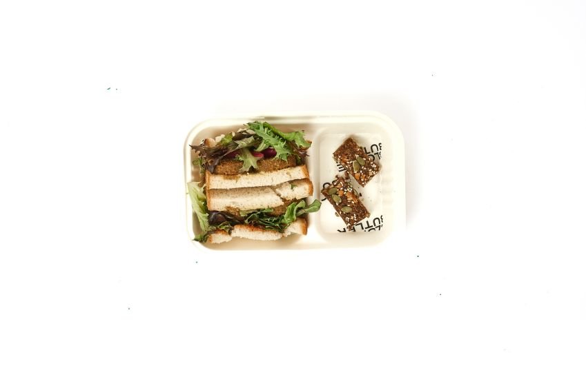 Gluten Free Vegan Sandwich & Vegan Breakfast Bar