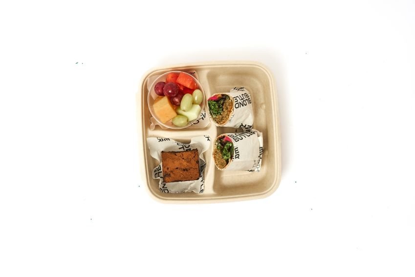 Fruit Cup, Brownie & Wrap