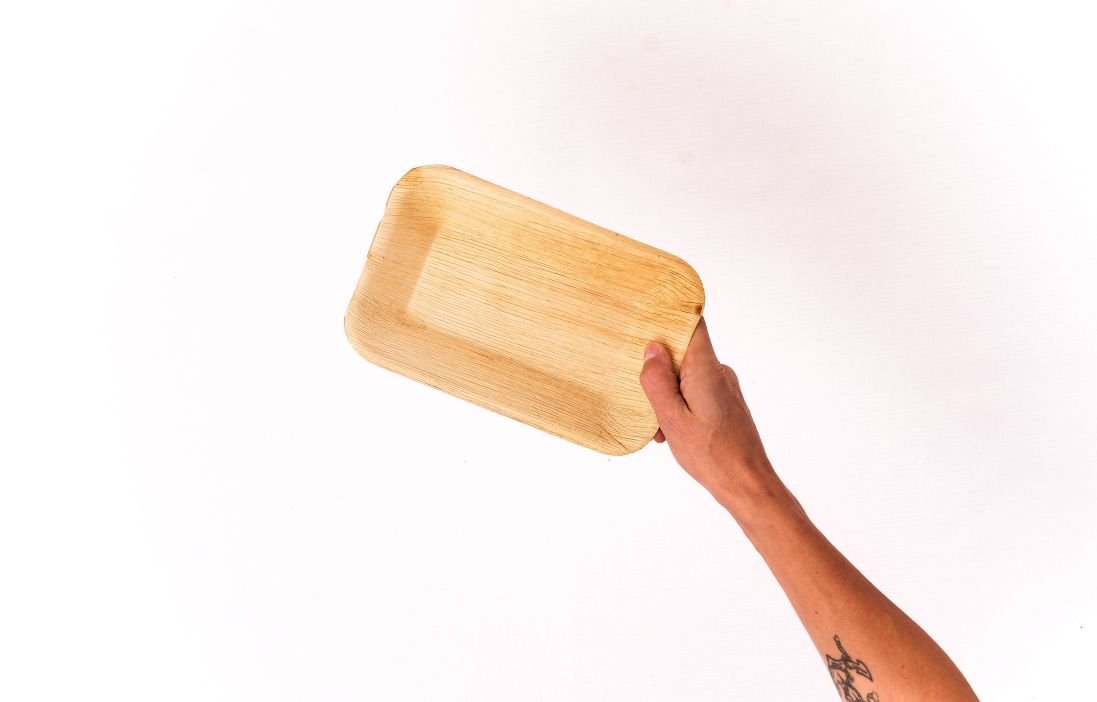 Large Rectangle Bamboo Plate (10)