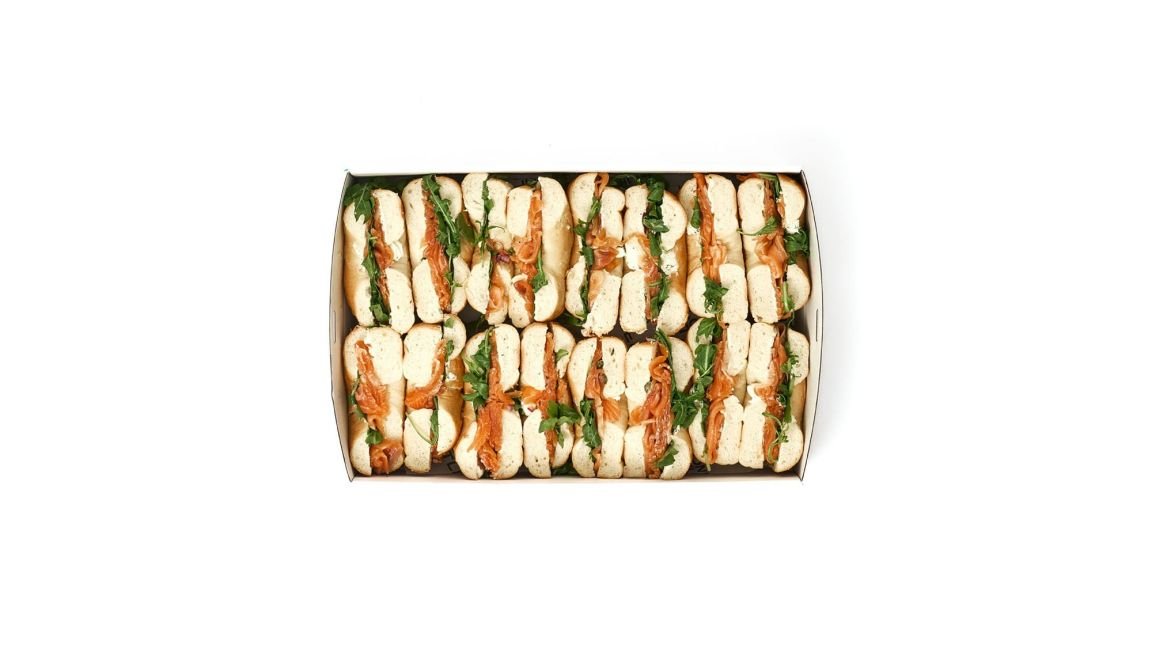 Large Smoked Salmon Bagels