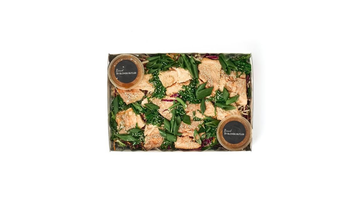 Poached Salmon Salad