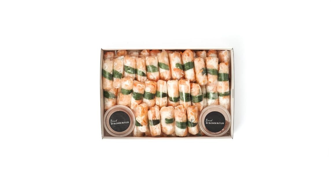 Cocktail Prawn Rice Paper Rolls