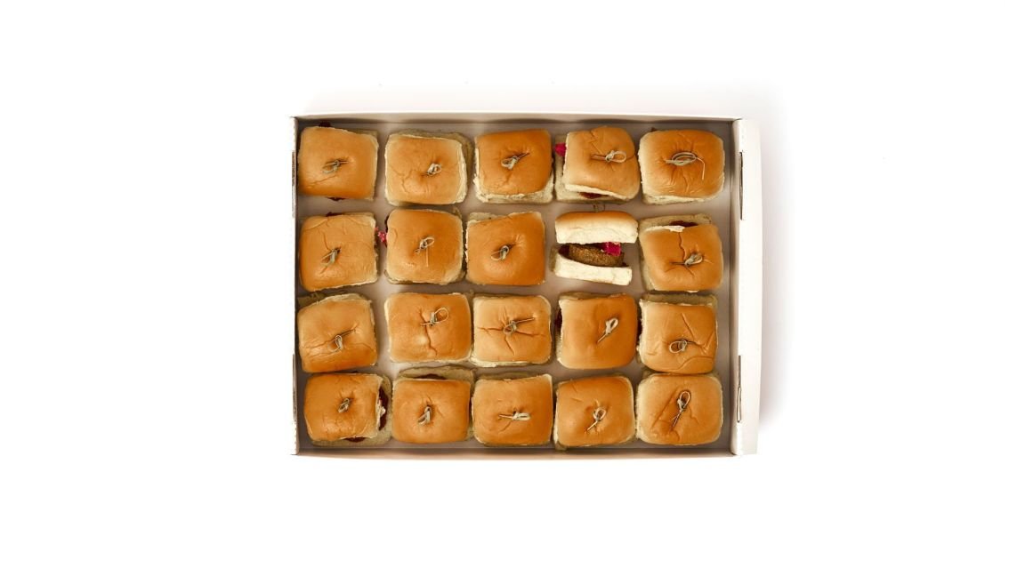 Warm Vegetarian Sliders - 20 pieces
