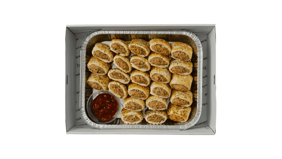 CHRISTMAS MINI BEEF SAUSAGE ROLLS