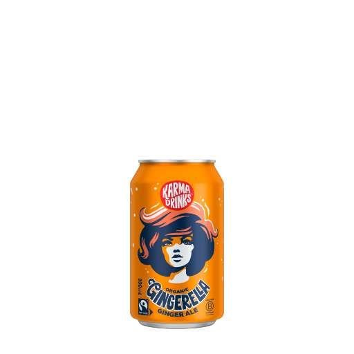 Gingerella Ginger Ale (12 PACK CANS) 330ML - Karma Drinks