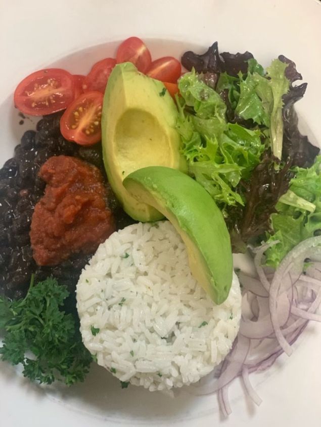 Black Bean + Rice + Avocado