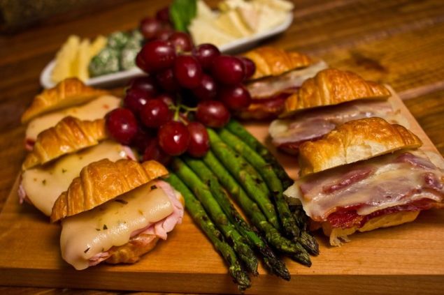 Petite Croissant Sandwiches