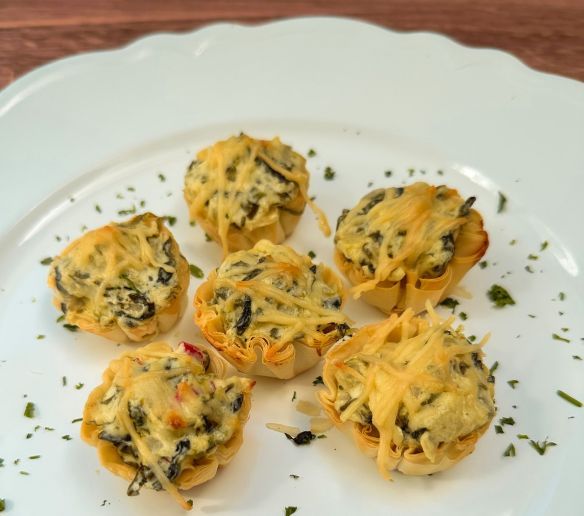 Creamy Spinach Phyllo Tart