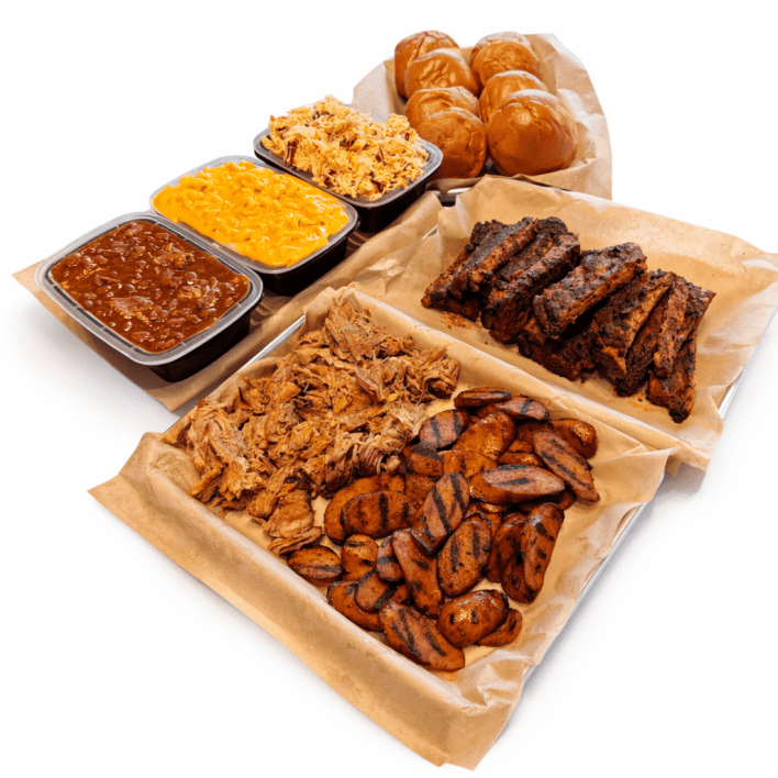 2 Meat Combo Plus Ribs