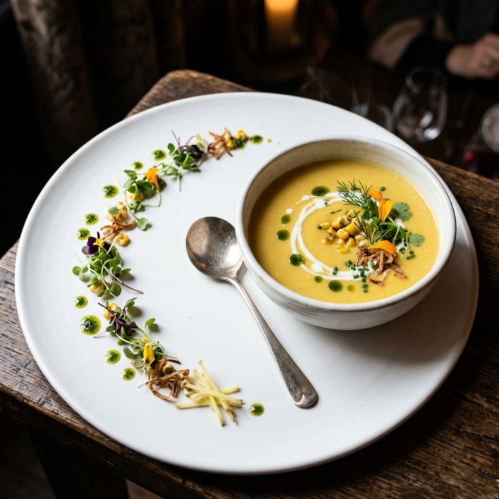 Corn & Ginger Velouté 