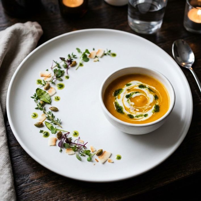 Kabocha & Kaffir Lime Soup 